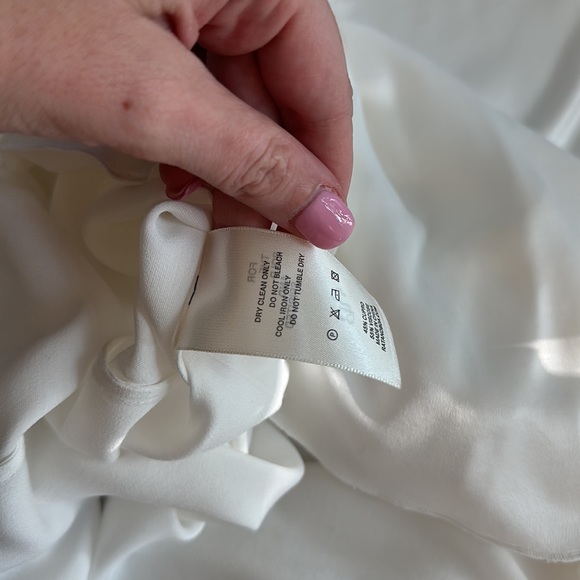 Rat and boa Ophelia dress in white with gold chains. Worn once. - Picture 8 of 8